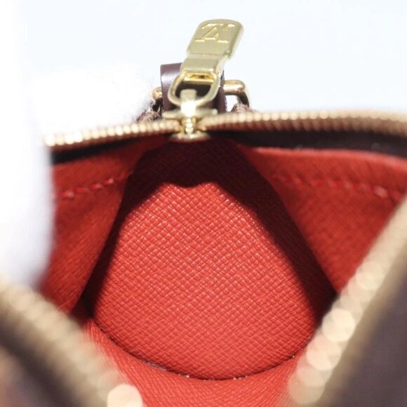 LOUIS VUITTON Damier Ebene Papillon Pouch LV Auth 130401 - Picture 13 of 16